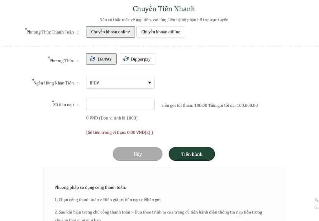 Hướng Dẫn Cách Nạp Tiền Ae88 Với Các Phương Thức Trực Tuyến